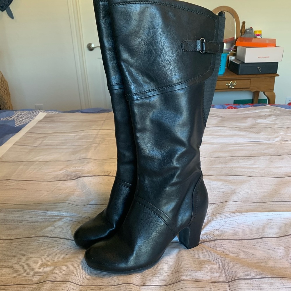 Bare Traps Womens Size 8.5 Black Gallant Boots